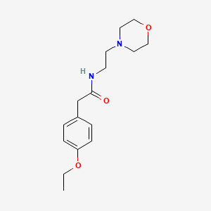 2-(4-ethoxyphenyl)-N-[2-(4-morpholinyl)ethyl]acetamide