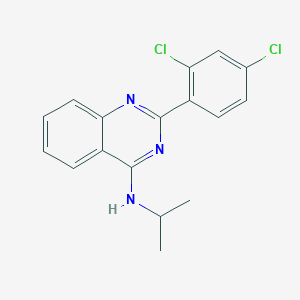 2-(2,4-dichlorophenyl)-N-isopropyl-4-quinazolinamine