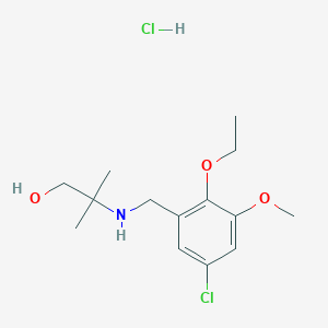 2-[(5-chloro-2-ethoxy-3-methoxybenzyl)amino]-2-methylpropan-1-ol hydrochloride