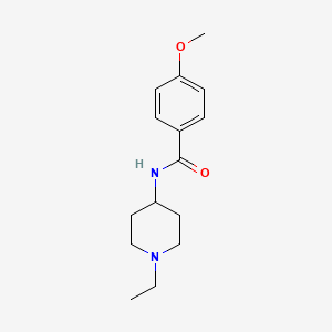 N-(1-ethyl-4-piperidinyl)-4-methoxybenzamide