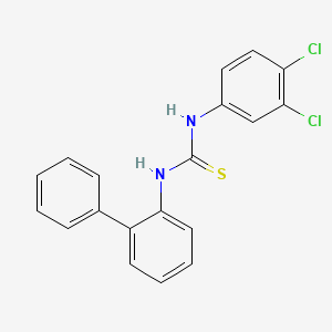 N-2-biphenylyl-N'-(3,4-dichlorophenyl)thiourea