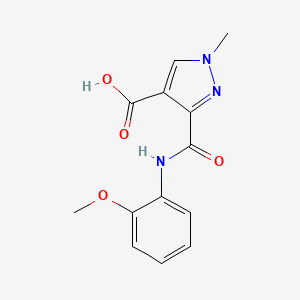 3-{[(2-methoxyphenyl)amino]carbonyl}-1-methyl-1H-pyrazole-4-carboxylic acid