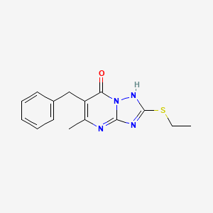 6-benzyl-2-(ethylthio)-5-methyl[1,2,4]triazolo[1,5-a]pyrimidin-7(4H)-one