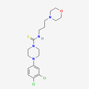 4-(3,4-dichlorophenyl)-N-[3-(4-morpholinyl)propyl]-1-piperazinecarbothioamide