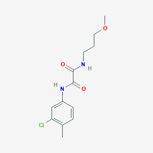 N-(3-chloro-4-methylphenyl)-N'-(3-methoxypropyl)ethanediamide