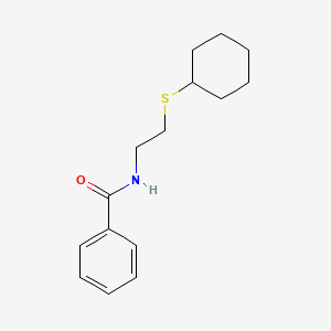 N-[2-(cyclohexylthio)ethyl]benzamide