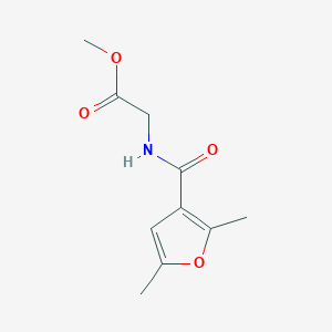molecular formula C10H13NO4 B4745376 methyl N-(2,5-dimethyl-3-furoyl)glycinate 