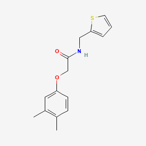molecular formula C15H17NO2S B4745443 2-(3,4-dimethylphenoxy)-N-(2-thienylmethyl)acetamide 