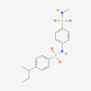 4-sec-butyl-N-{4-[(methylamino)sulfonyl]phenyl}benzenesulfonamide