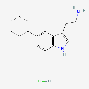 [2-(5-cyclohexyl-1H-indol-3-yl)ethyl]amine hydrochloride