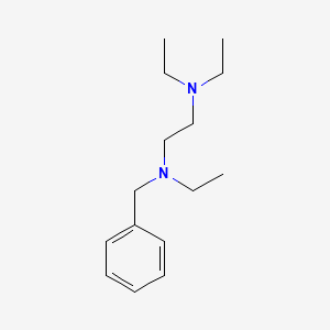 molecular formula C15H26N2 B4745819 N-benzyl-N,N',N'-triethyl-1,2-ethanediamine 