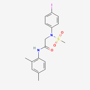 N~1~-(2,4-dimethylphenyl)-N~2~-(4-iodophenyl)-N~2~-(methylsulfonyl)glycinamide