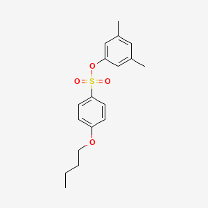 molecular formula C18H22O4S B4746044 3,5-dimethylphenyl 4-butoxybenzenesulfonate 
