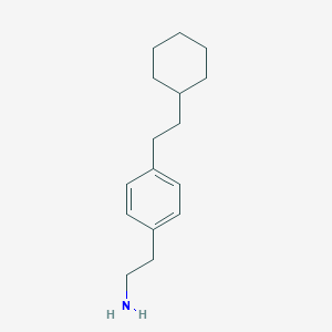 B047461 2-[4-(2-Cyclohexyl-ethyl)-phenyl]-ethylamine CAS No. 124499-31-6