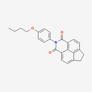 molecular formula C24H21NO3 B4746363 2-(4-butoxyphenyl)-6,7-dihydro-1H-indeno[6,7,1-def]isoquinoline-1,3(2H)-dione 