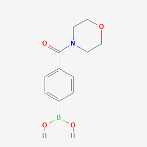 B047465 4-(Morpholine-4-carbonyl)phenylboronic acid CAS No. 389621-84-5