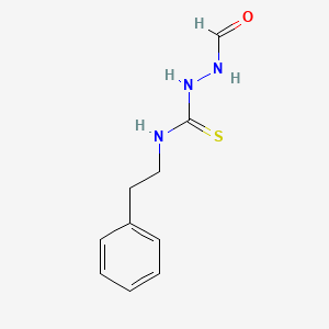molecular formula C10H13N3OS B4746551 2-formyl-N-(2-phenylethyl)hydrazinecarbothioamide 