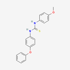 molecular formula C20H18N2O2S B4746657 N-(4-methoxyphenyl)-N'-(4-phenoxyphenyl)thiourea 