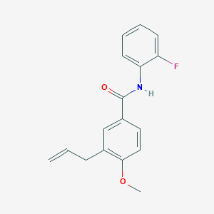 3-allyl-N-(2-fluorophenyl)-4-methoxybenzamide