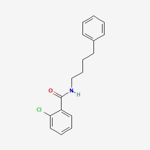 molecular formula C17H18ClNO B4746807 2-chloro-N-(4-phenylbutyl)benzamide 