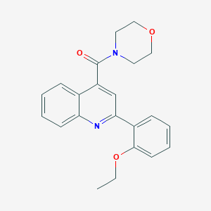 molecular formula C22H22N2O3 B4746939 2-(2-ethoxyphenyl)-4-(4-morpholinylcarbonyl)quinoline 