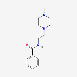 molecular formula C14H21N3O B4746967 N-[2-(4-methyl-1-piperazinyl)ethyl]benzamide 