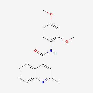 N-(2,4-dimethoxyphenyl)-2-methyl-4-quinolinecarboxamide