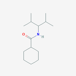 molecular formula C14H27NO B4747237 N-(1-isopropyl-2-methylpropyl)cyclohexanecarboxamide 