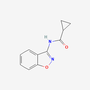 molecular formula C11H10N2O2 B4747290 N-1,2-benzisoxazol-3-ylcyclopropanecarboxamide 