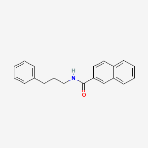 molecular formula C20H19NO B4747313 N-(3-苯丙基)-2-萘酰胺 