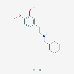 molecular formula C17H28ClNO2 B4747333 N-(cyclohexylmethyl)-2-(3,4-dimethoxyphenyl)ethanamine hydrochloride 