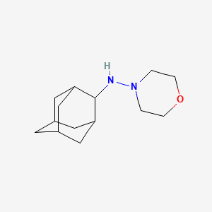 molecular formula C14H24N2O B4747468 N-2-adamantyl-4-morpholinamine 