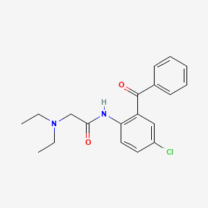 molecular formula C19H21ClN2O2 B4747482 N~1~-(2-benzoyl-4-chlorophenyl)-N~2~,N~2~-diethylglycinamide CAS No. 4016-86-8