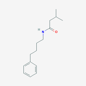 molecular formula C15H23NO B4747516 3-methyl-N-(4-phenylbutyl)butanamide 