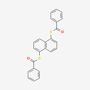 molecular formula C24H16O2S2 B4747554 S,S'-1,5-naphthalenediyl dibenzenecarbothioate 