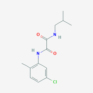 molecular formula C13H17ClN2O2 B4747722 N-(5-chloro-2-methylphenyl)-N'-isobutylethanediamide 