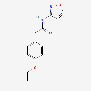 molecular formula C13H14N2O3 B4748000 2-(4-ethoxyphenyl)-N-3-isoxazolylacetamide 