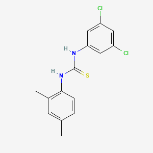 molecular formula C15H14Cl2N2S B4748043 N-(3,5-dichlorophenyl)-N'-(2,4-dimethylphenyl)thiourea 