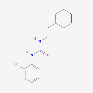 molecular formula C15H19BrN2O B4748092 N-(2-bromophenyl)-N'-[2-(1-cyclohexen-1-yl)ethyl]urea 