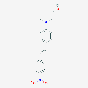 B047483 2-(Ethyl{4-[2-(4-nitrophenyl)ethenyl]phenyl}amino)ethan-1-ol CAS No. 122258-56-4