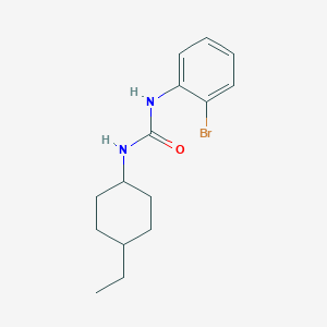 molecular formula C15H21BrN2O B4748483 N-(2-bromophenyl)-N'-(4-ethylcyclohexyl)urea 