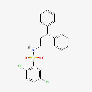 molecular formula C21H19Cl2NO2S B4748521 2,5-dichloro-N-(3,3-diphenylpropyl)benzenesulfonamide 