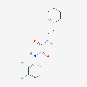 molecular formula C16H18Cl2N2O2 B4748679 N-[2-(1-cyclohexen-1-yl)ethyl]-N'-(2,3-dichlorophenyl)ethanediamide 
