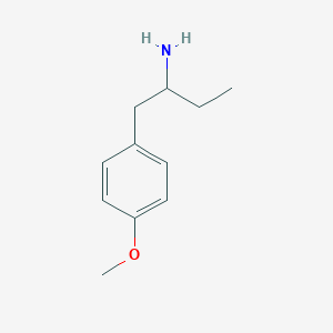 molecular formula C11H17NO B047489 1-(4-Methoxyphenyl)-2-butylamine CAS No. 114962-61-7