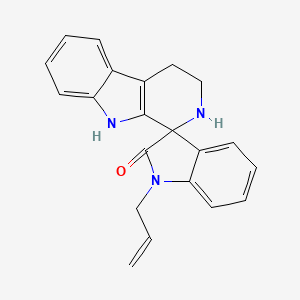 molecular formula C21H19N3O B4748936 1'-allyl-2,3,4,9-tetrahydrospiro[beta-carboline-1,3'-indol]-2'(1'H)-one 