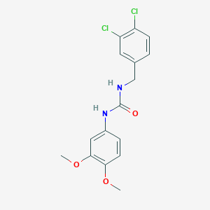 molecular formula C16H16Cl2N2O3 B4749424 N-(3,4-dichlorobenzyl)-N'-(3,4-dimethoxyphenyl)urea 