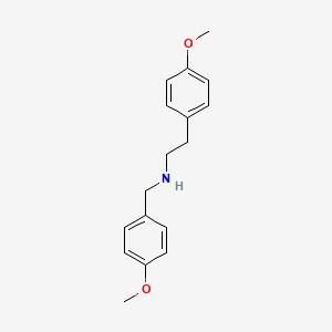 molecular formula C17H21NO2 B4749583 (4-methoxybenzyl)[2-(4-methoxyphenyl)ethyl]amine CAS No. 408336-54-9