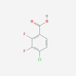 molecular formula C7H3ClF2O2 B047496 4-Chloro-2,3-difluorobenzoic acid CAS No. 150444-94-3