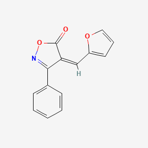 molecular formula C14H9NO3 B4749630 4-(2-furylmethylene)-3-phenyl-5(4H)-isoxazolone 