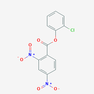 molecular formula C13H7ClN2O6 B4749644 2-chlorophenyl 2,4-dinitrobenzoate 